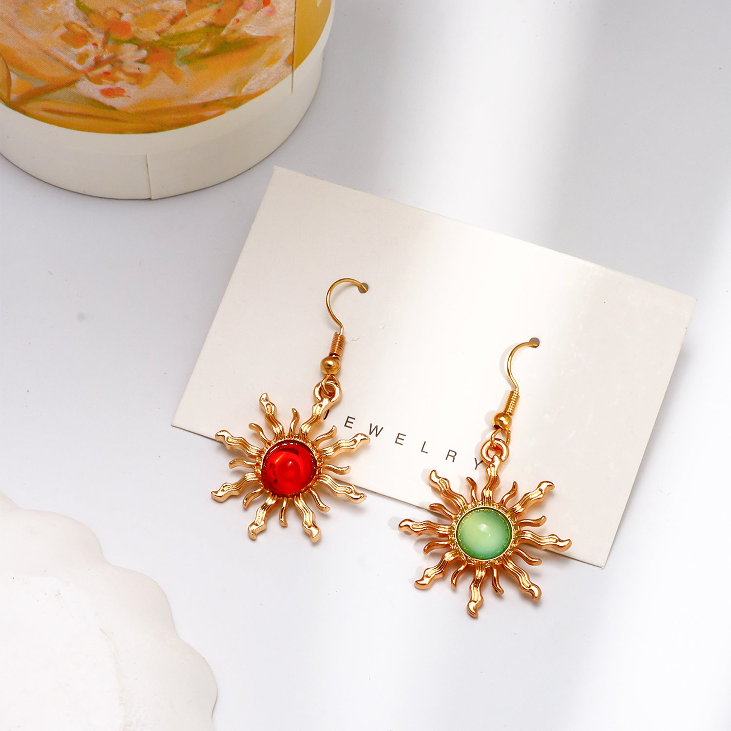 Bohemian Retro Fashion Sun Earrings