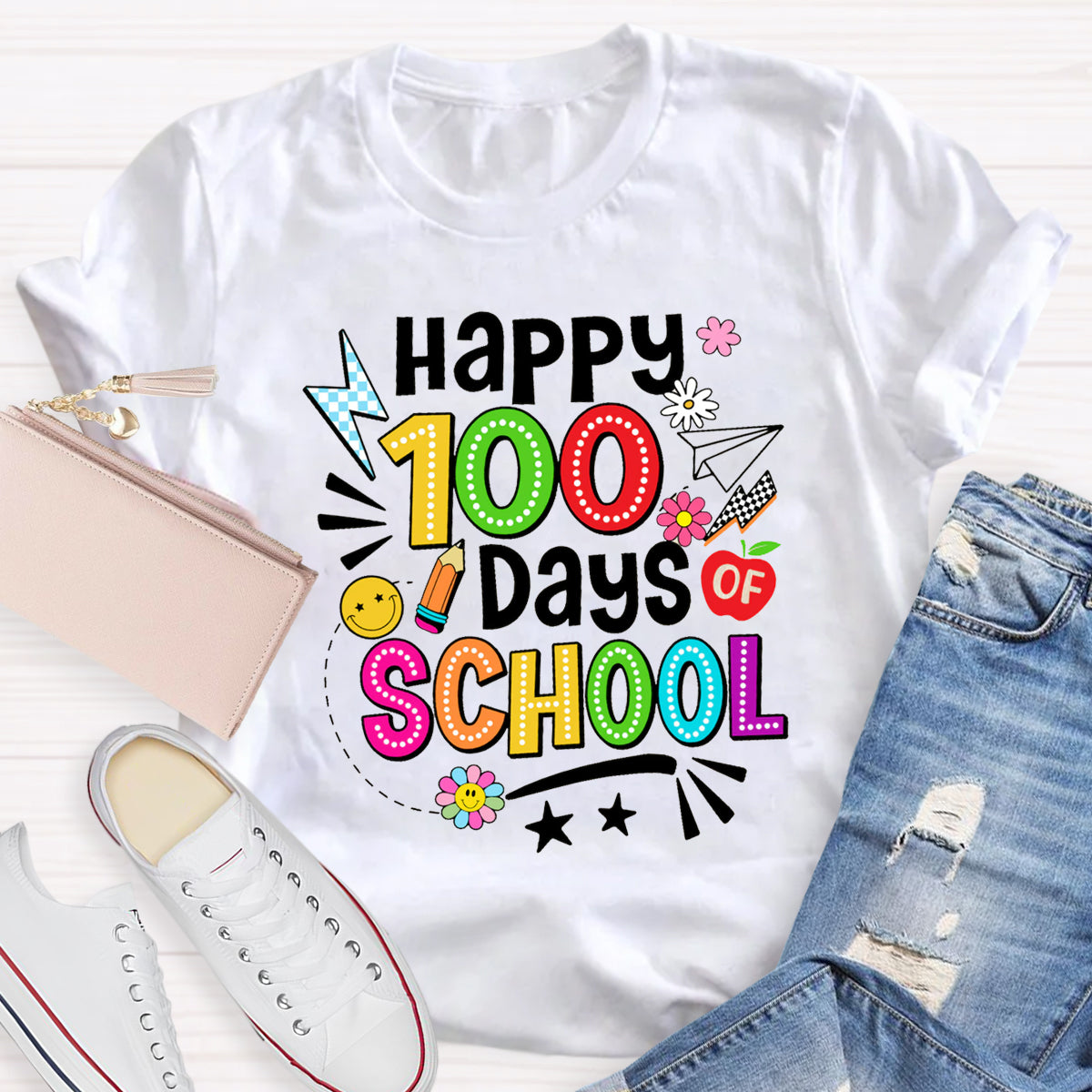 Happy 100 Days Of School T-Shirt