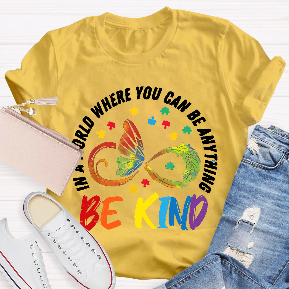 You Can Be Anything Be Kind Teacher T-Shirt