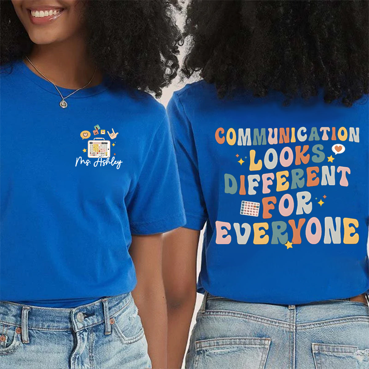 Personalized Name Different For Everyone Double Printed T-shirt