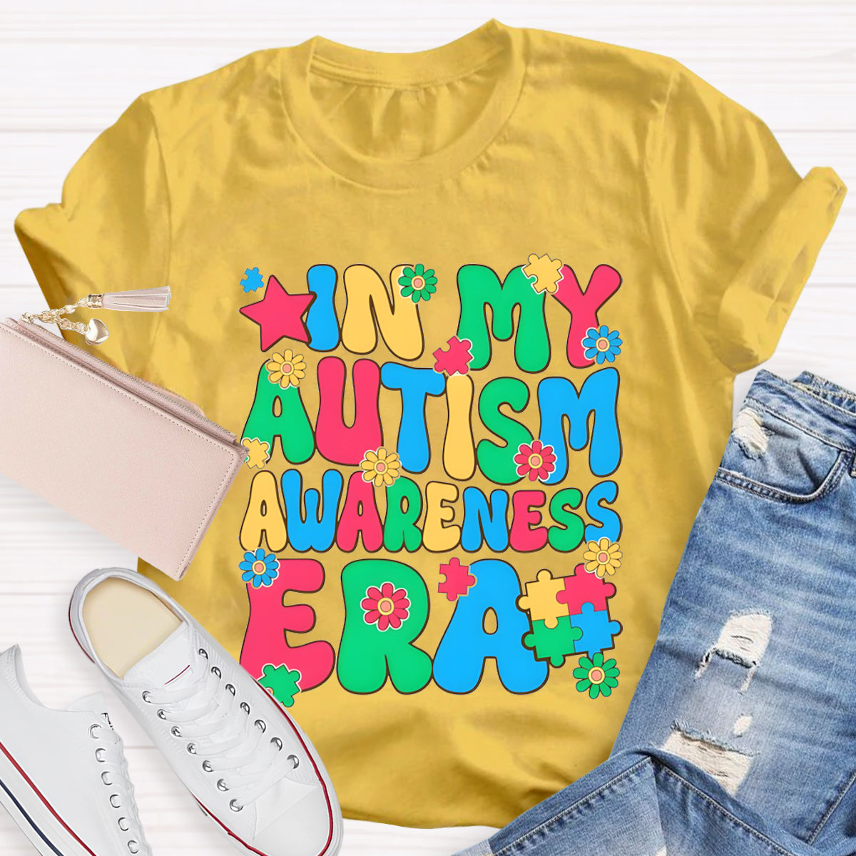 In My Autism Awareness Era Teacher T-Shirt
