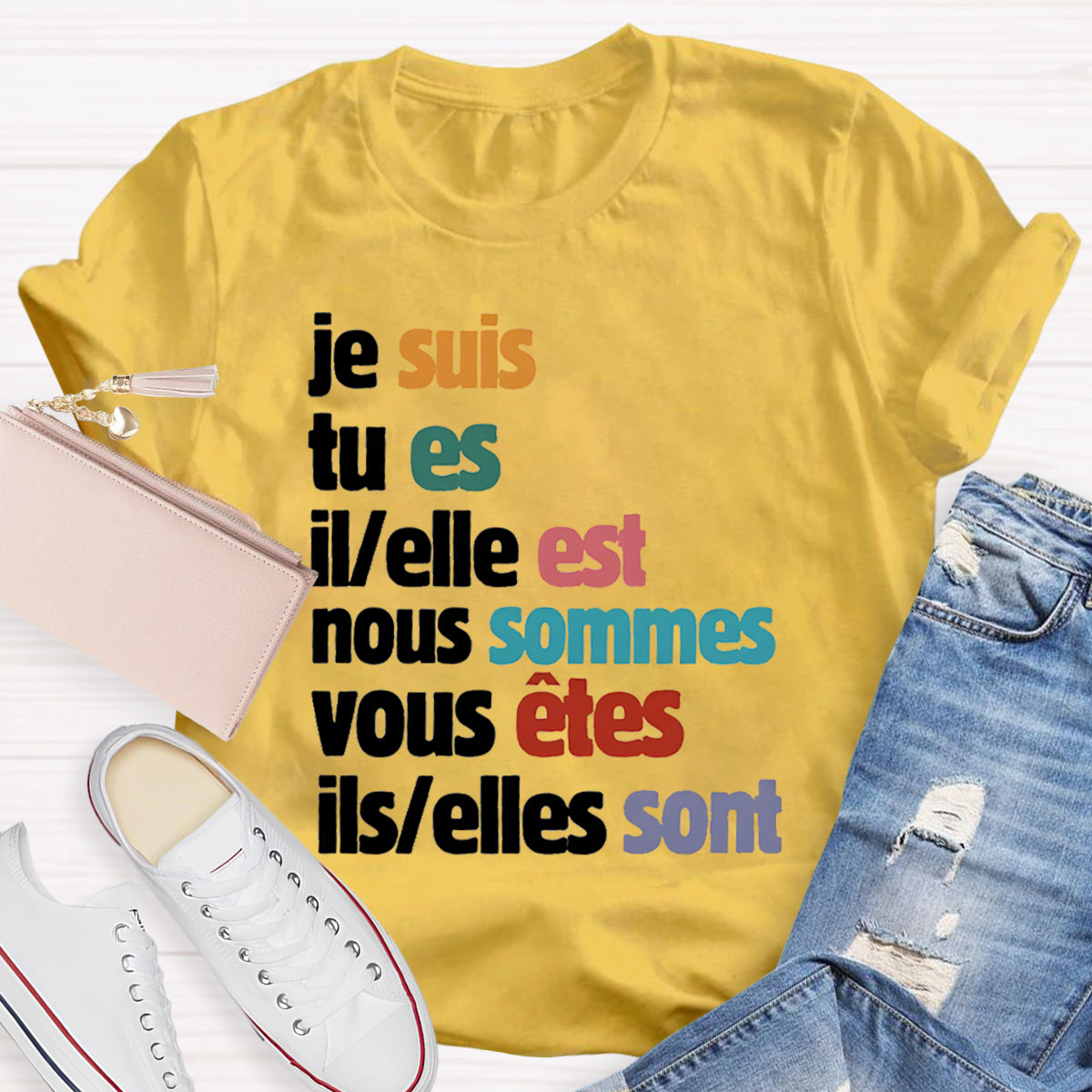 Je Suis Tu Es French Teacher T-Shirt