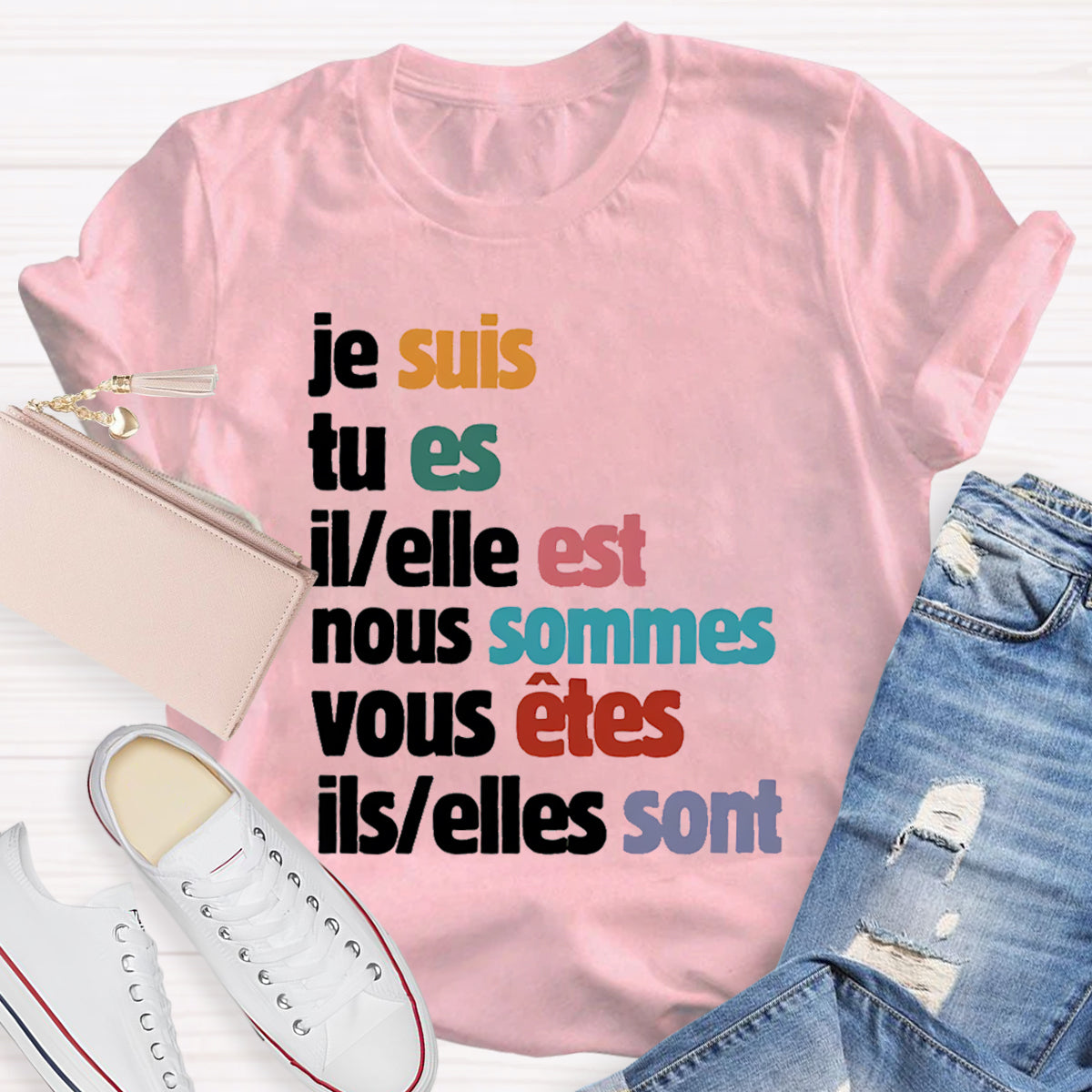 Je Suis Tu Es French Teacher T-Shirt