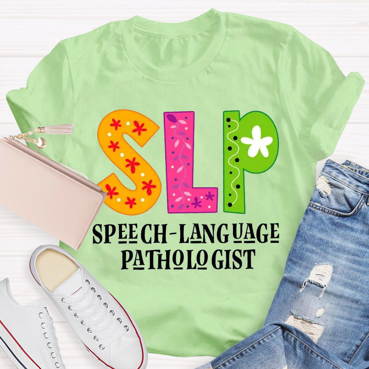 SLP Speech Language Pathologist Teacher T-Shirt