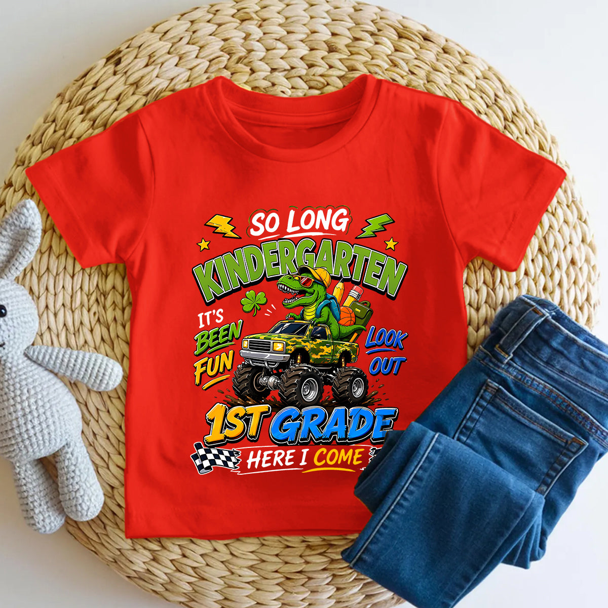 Personalized Grade So Long Kindergarten It'S Been Fun Toddler T-shirts