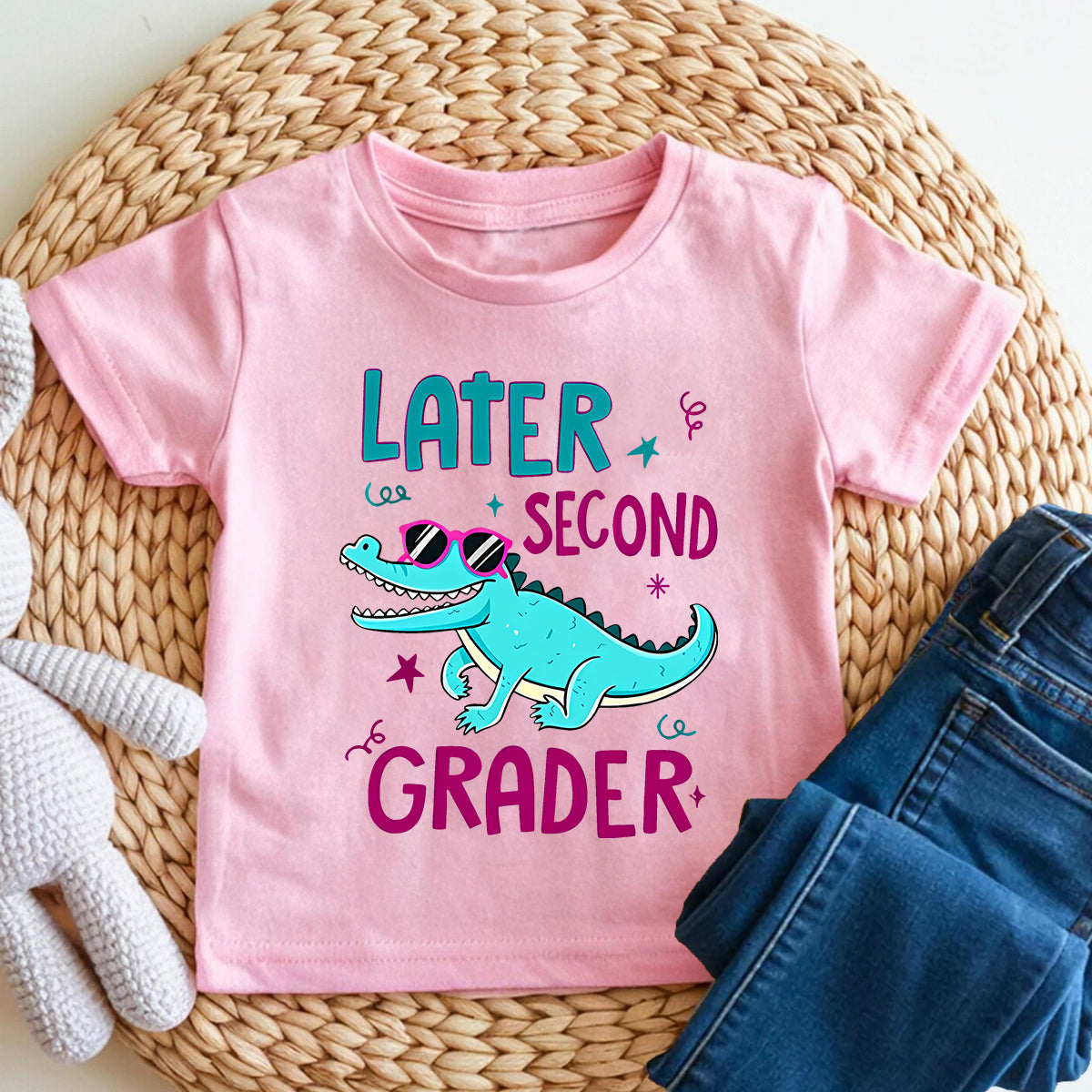 Personalized Grade Later Second Grader Toddler T-shirts
