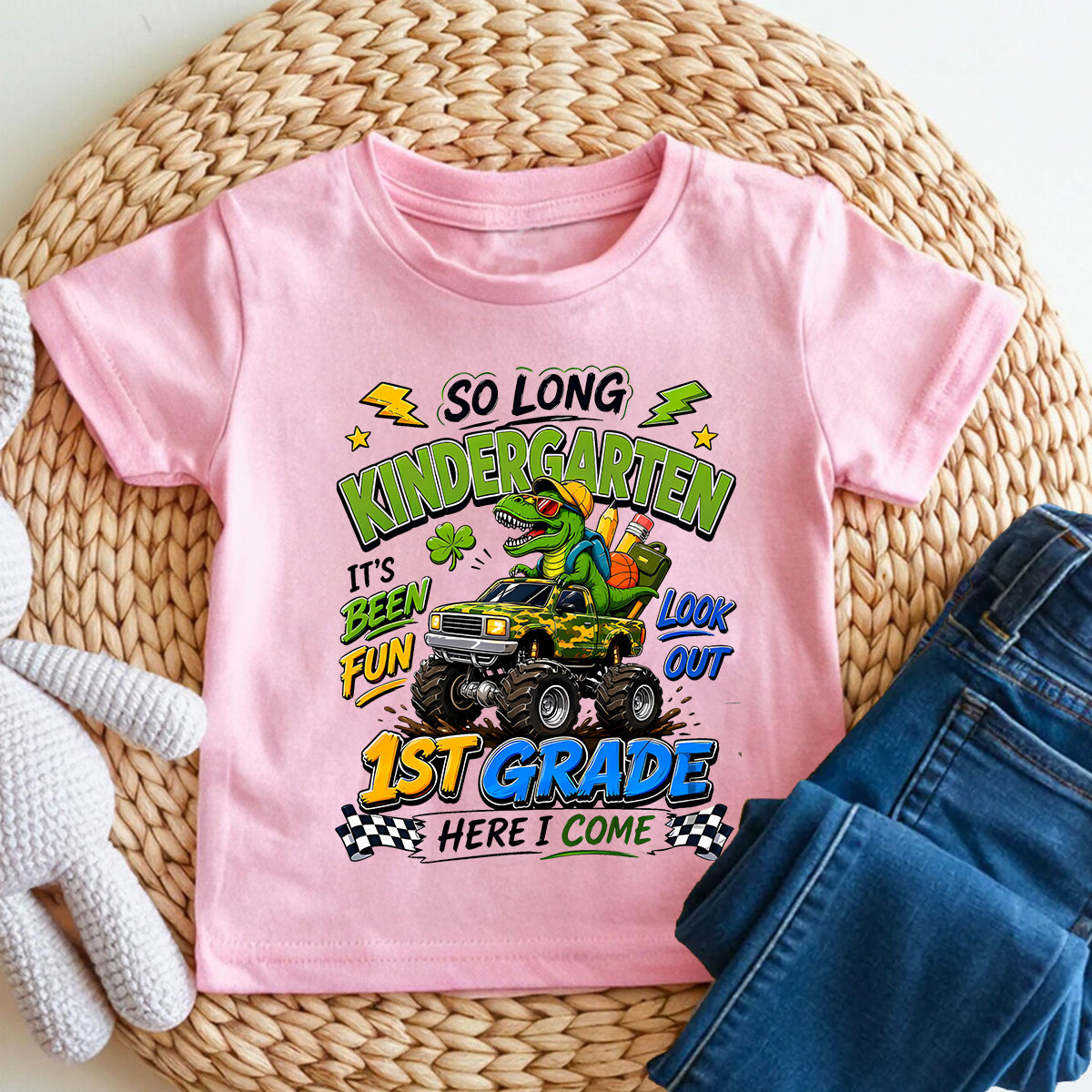 Personalized Grade So Long Kindergarten It'S Been Fun Toddler T-shirts