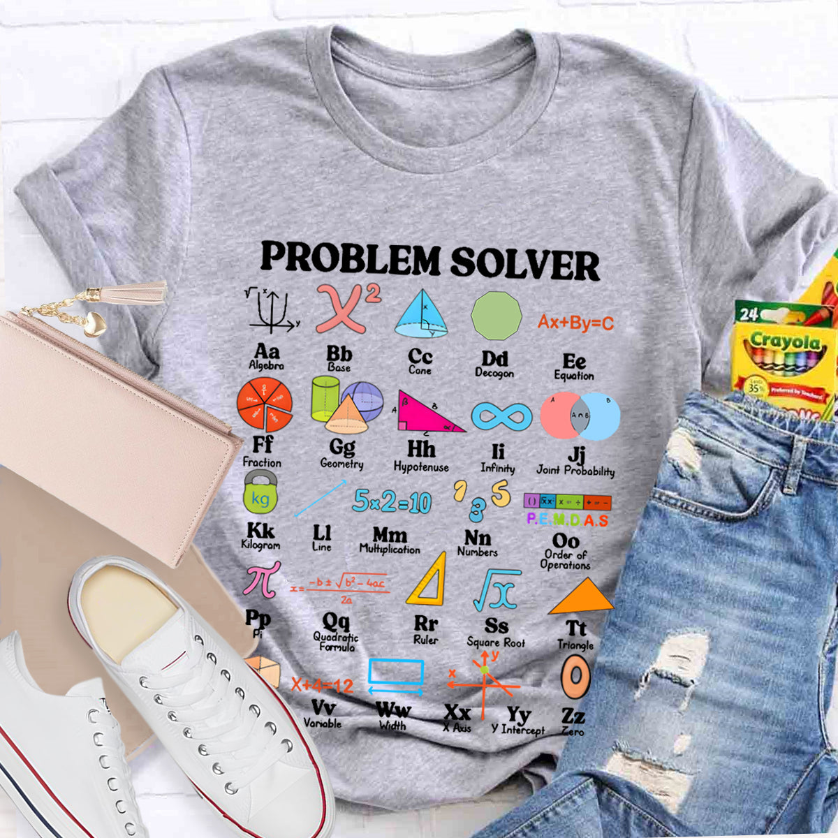 Problem Solver Math Teacher T-shirt