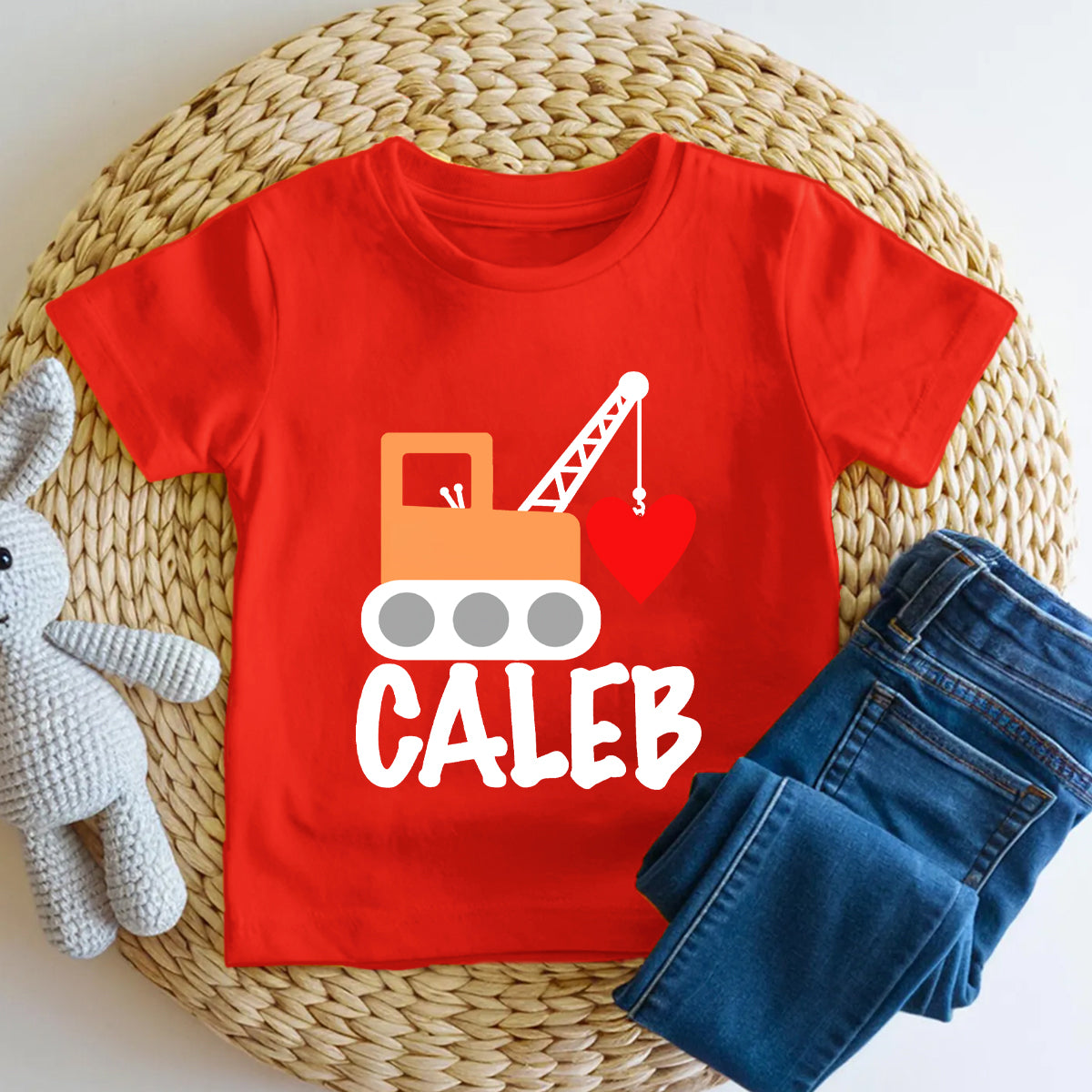 Personalized Name   Love Crane  Toddler T-shirts