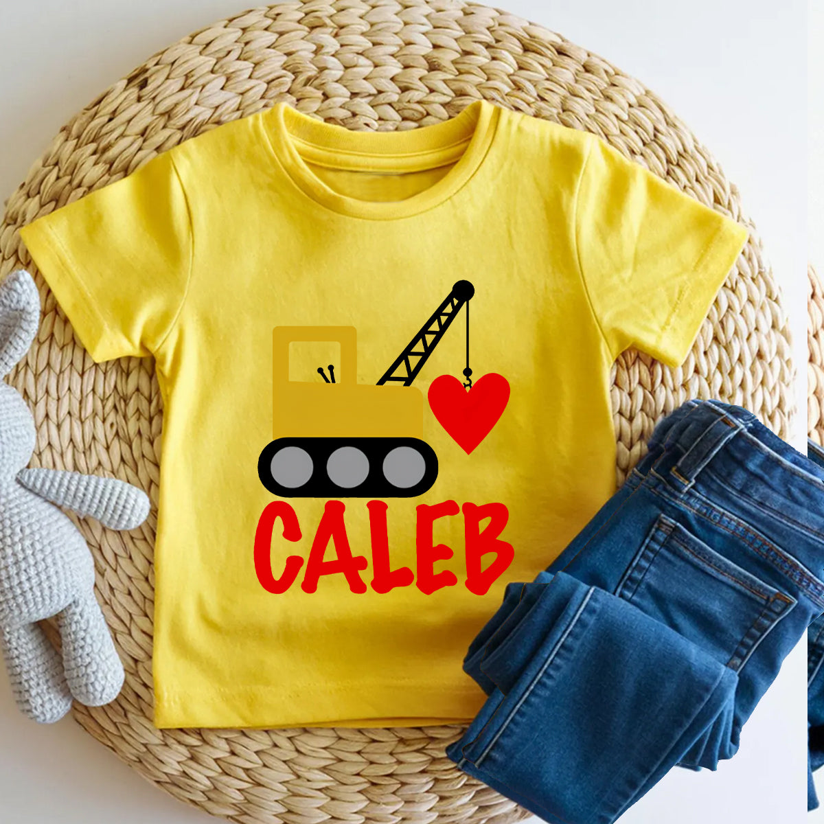 Personalized Name   Love Crane  Toddler T-shirts