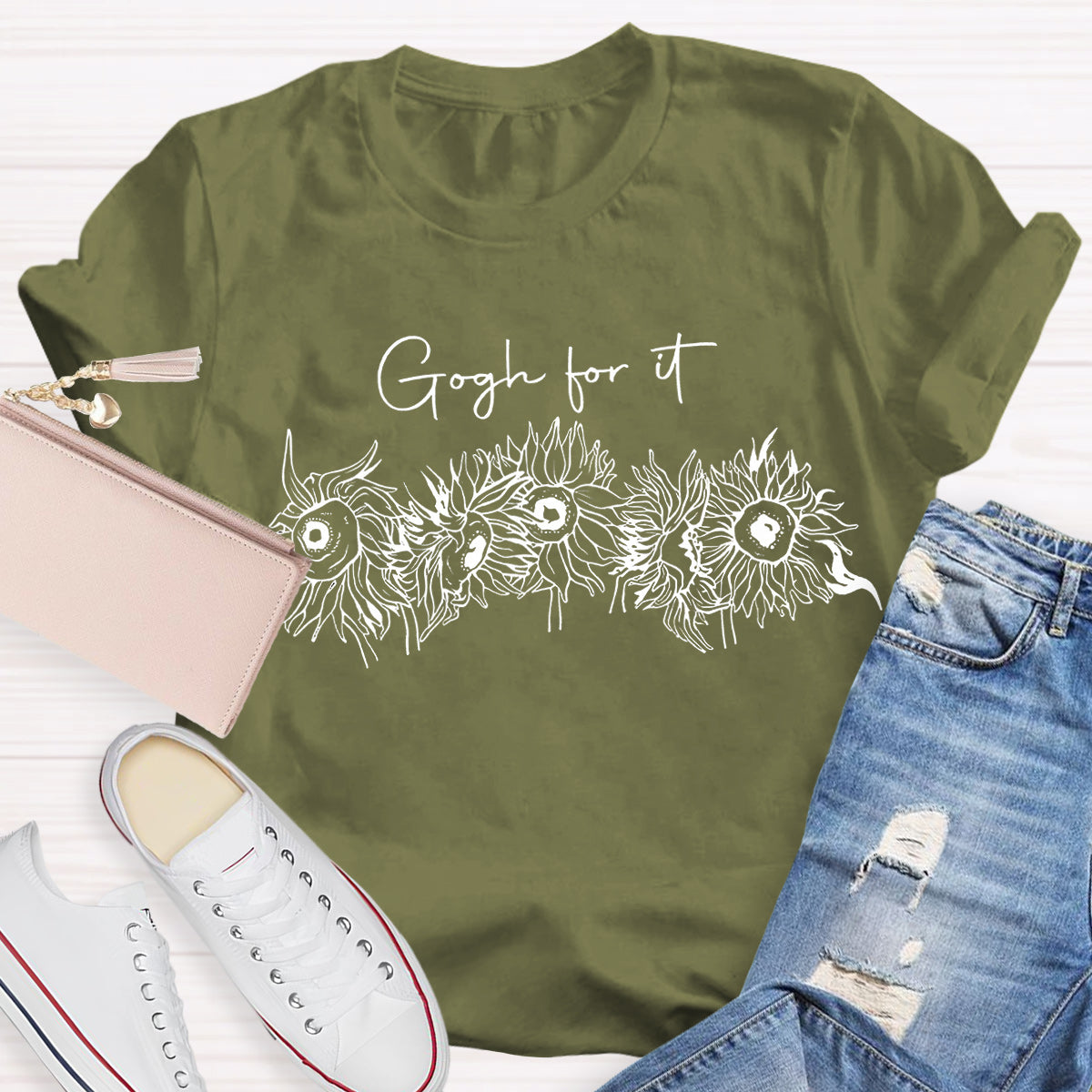 Go For It Art Teacher T-Shirt
