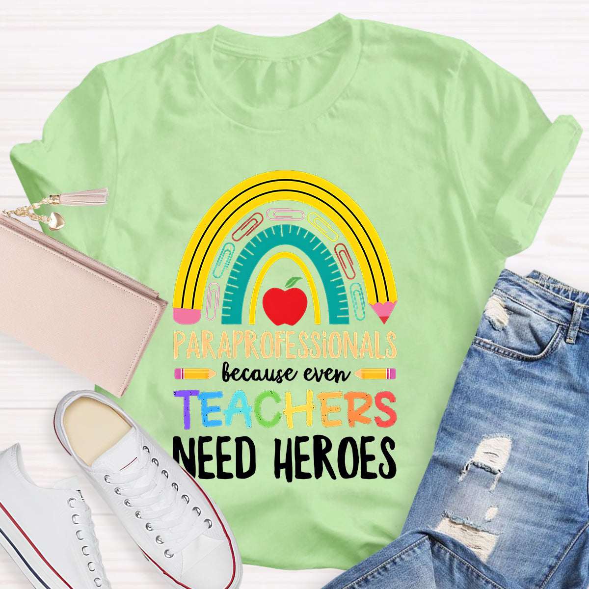 Teacher Needs Heroes Teacher T-Shirt