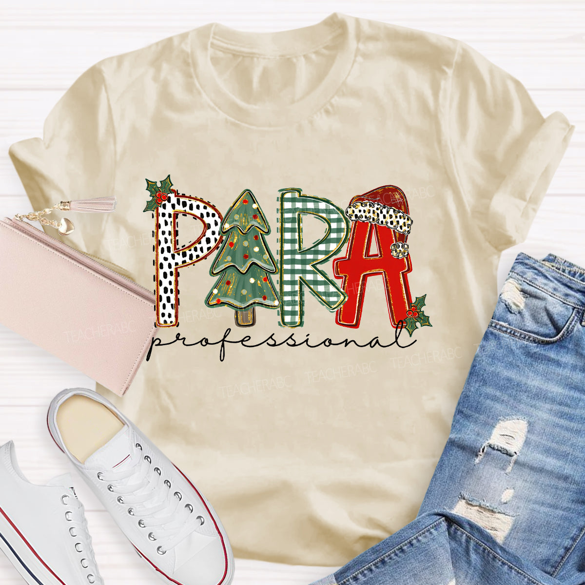 Para Professional Christmas Tree And Christmas Vibes T-shirt