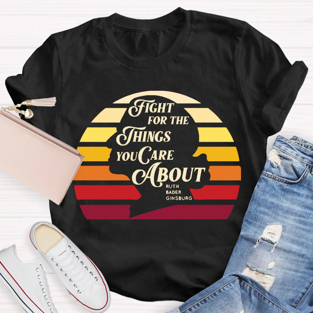 Fright for The Things You Care About Teacher T-Shirt