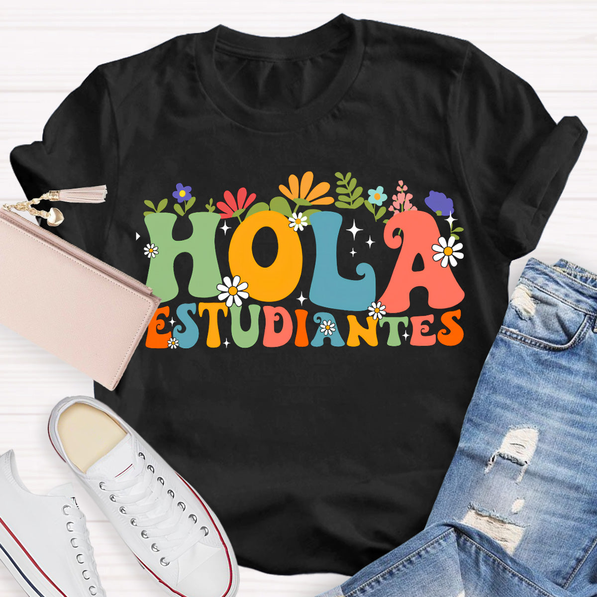 Hola Estudiantes Spanish Teacher T-Shirt