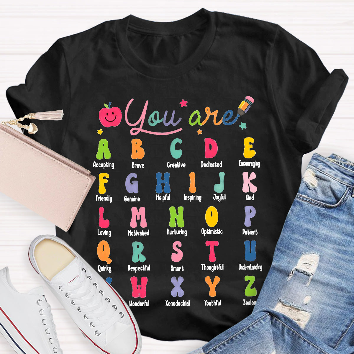 You Are Accepting Brave Teacher T-Shirt
