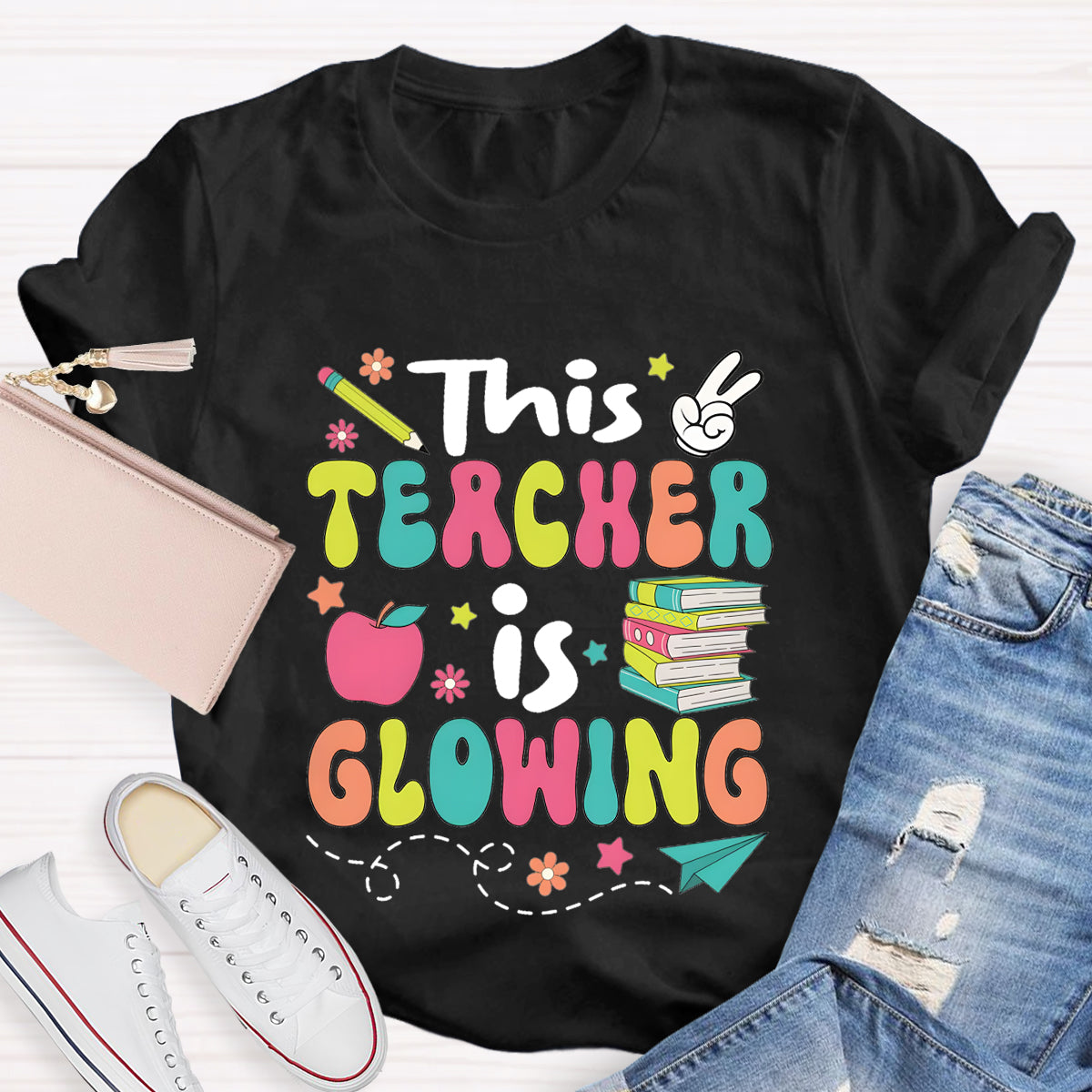 This Teacher Is Growing Teacher T-Shirt
