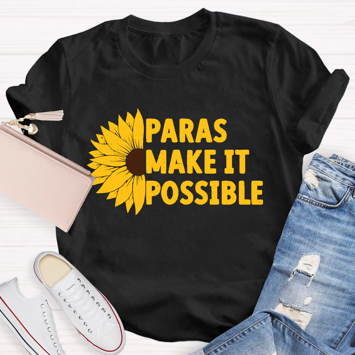 Paras Make It Possible Teacher T-Shirt