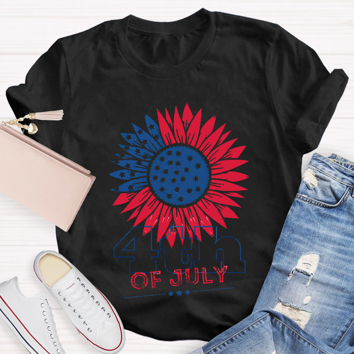 4Th Of July Teacher T-Shirt