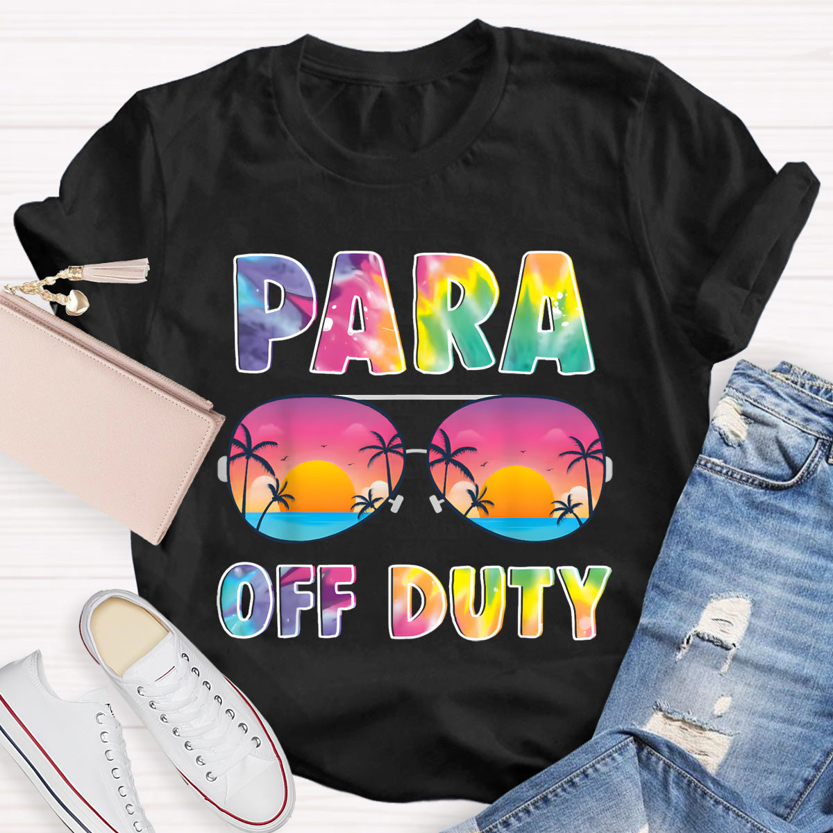 Para Off  Duty Teacher T-Shirt