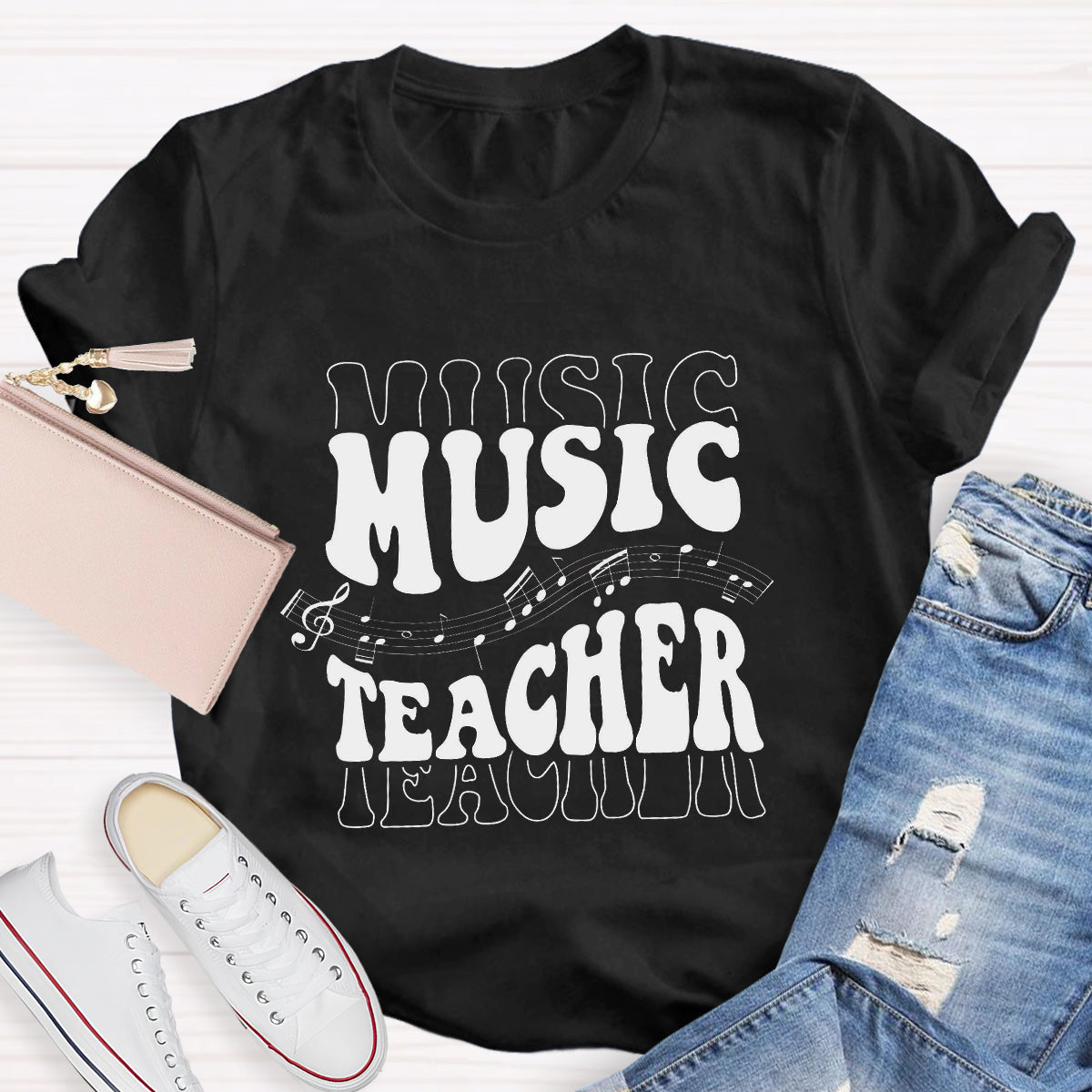 Musical Note Music Teacher T-Shirt