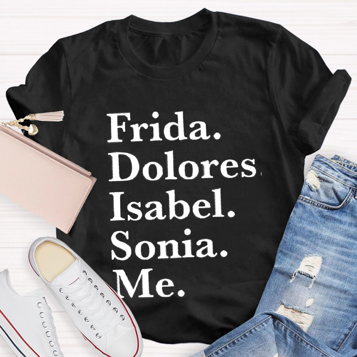 Frida Dolores Isabel Sonia Me Spanish Teacher T-Shirt