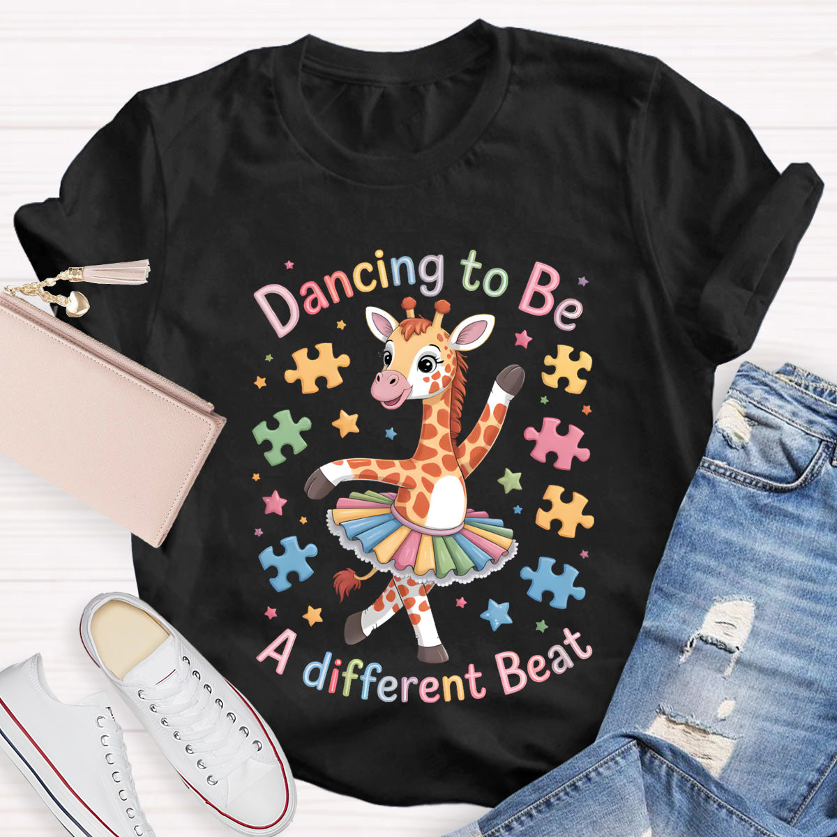 Dancing To Be A Different Beat Dance Teacher T-Shirt