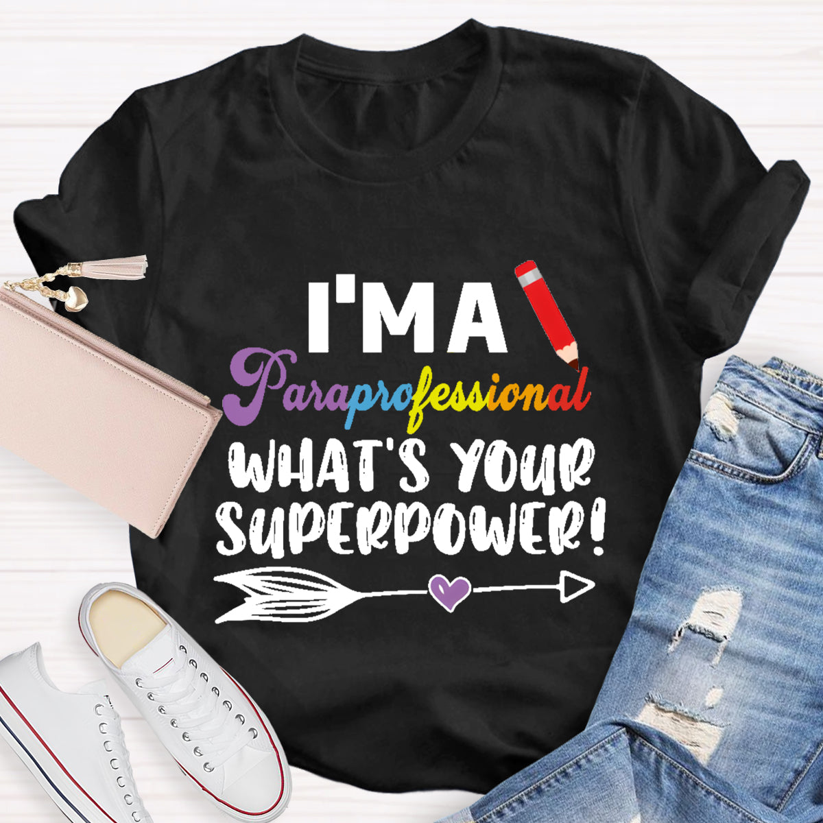 What's Your Superpower Teacher T-Shirt