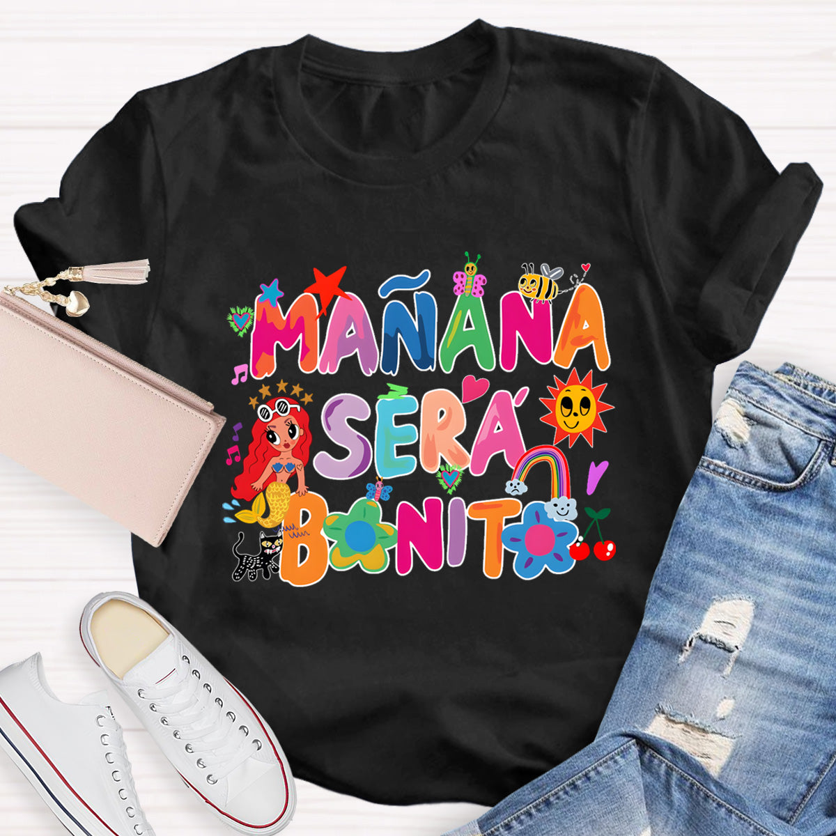Mañana Sera Bonito Spanish Teacher T-Shirt