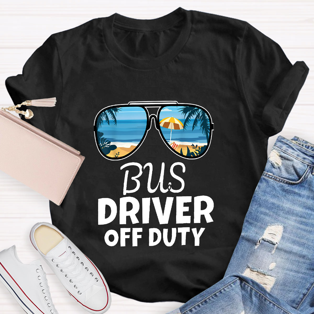 School Bus Driver Off Duty T-Shirt