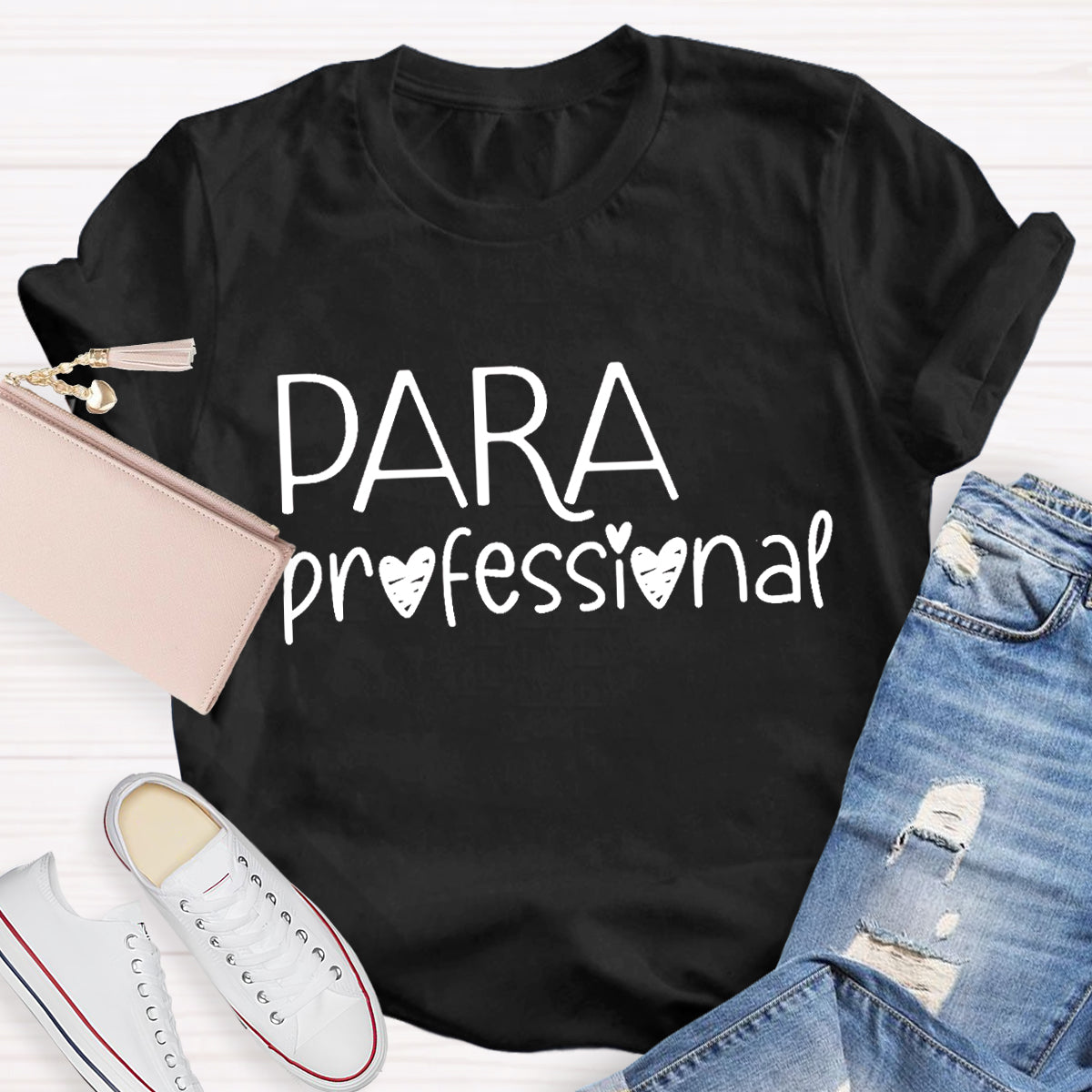 Para Professional Heart Teacher T-Shirt