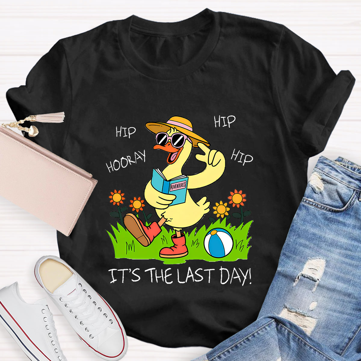 Hip Hooray It's The Last Day Funny Durk T-Shirt