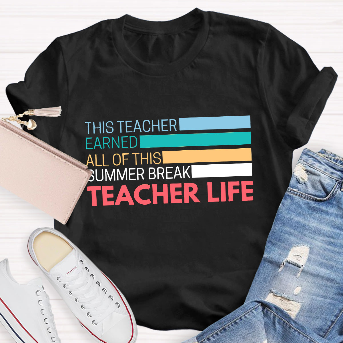 Teacher Life Summer Break Teacher T-Shirt