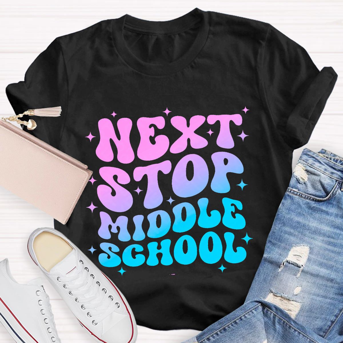 Next Stop Middle School Teacher T-Shirt