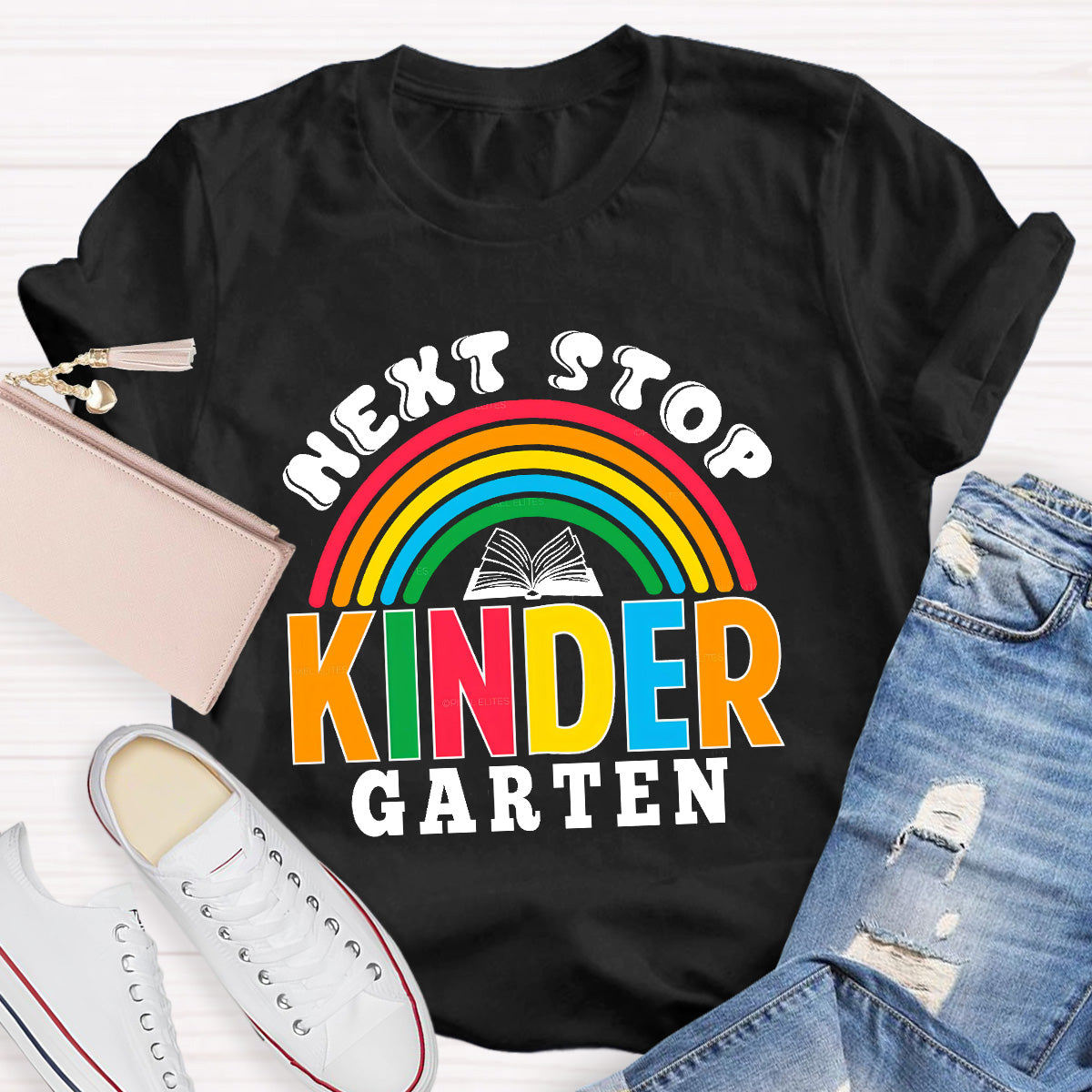 Personalized Grade Next Stop Kinder Garten Teacher T-Shirt