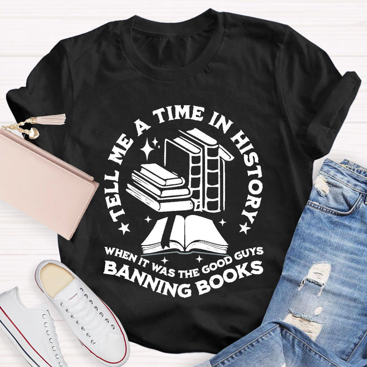 Tell Me A Time In History Teacher T-Shirt