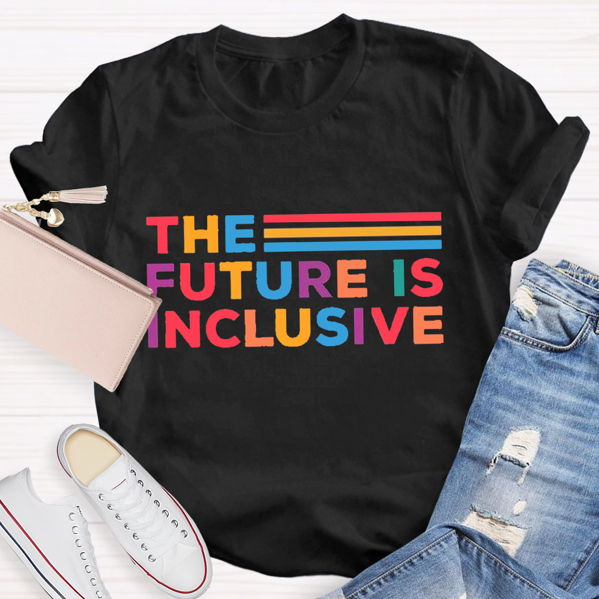 The Future Is Inclusive Teacher T-Shirt