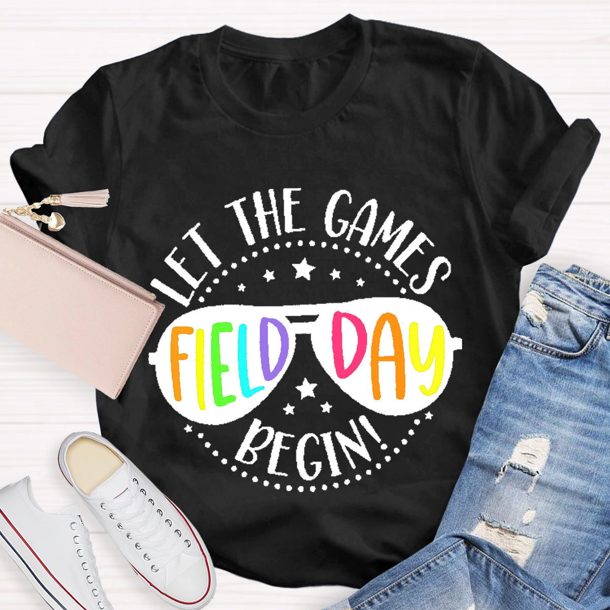 Let The Games Field Day Begin Teacher T-Shirt