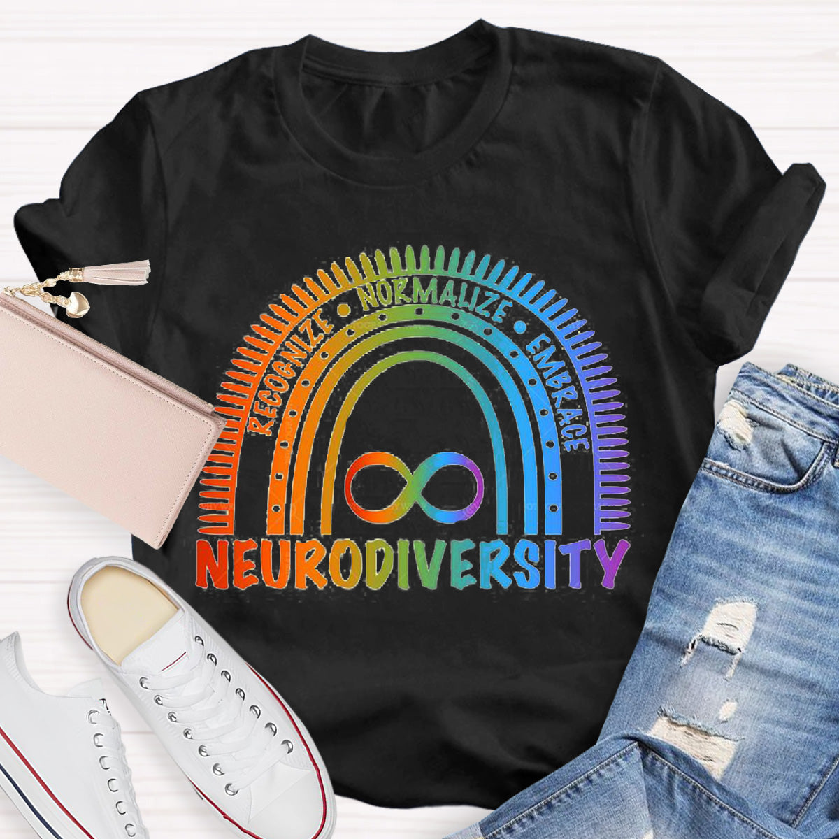 Neurodiversity Embrace Teacher T-Shirt