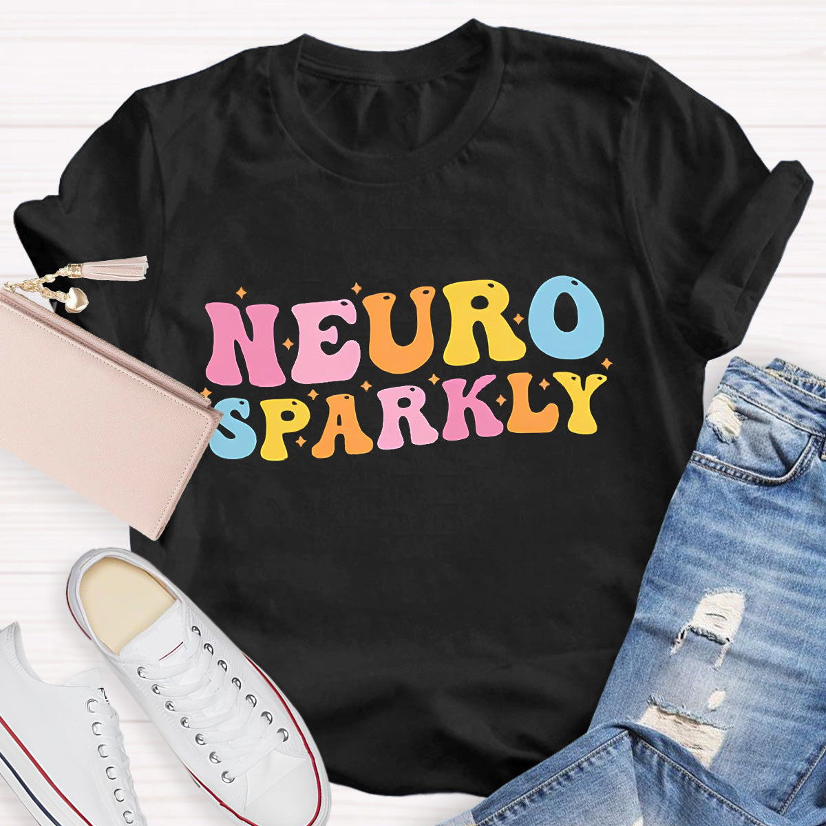 Neuro Sparkly Teacher T-Shirt