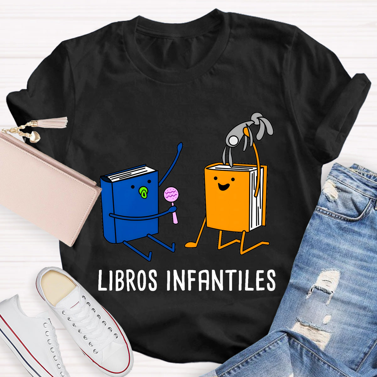 Bilingual Libros Infantiles Spanish Teacher T-Shirt