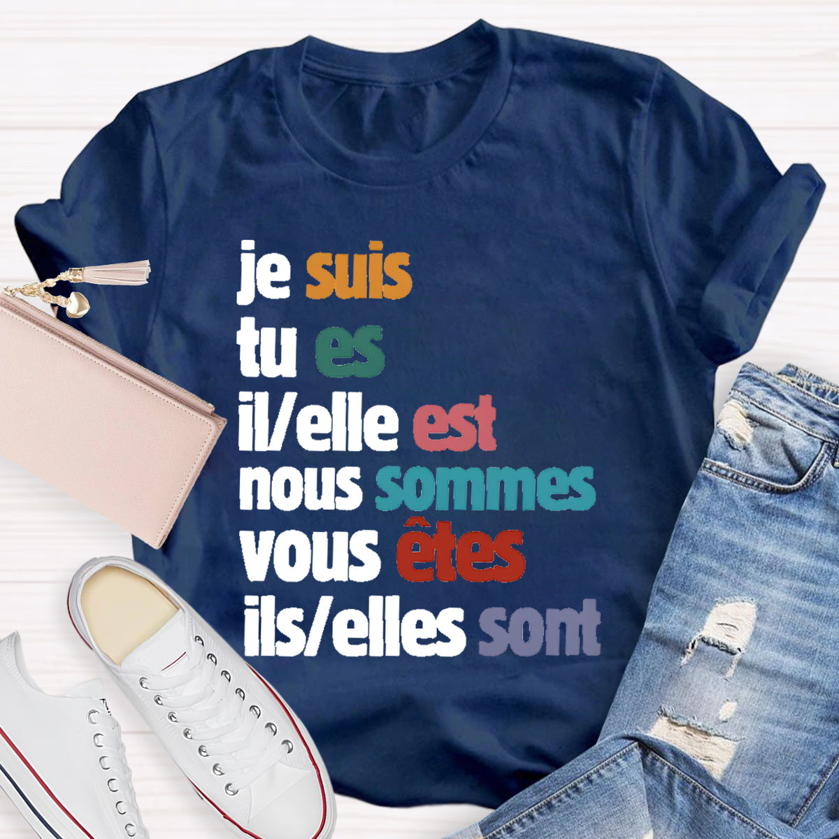 Je Suis Tu Es French Teacher T-Shirt
