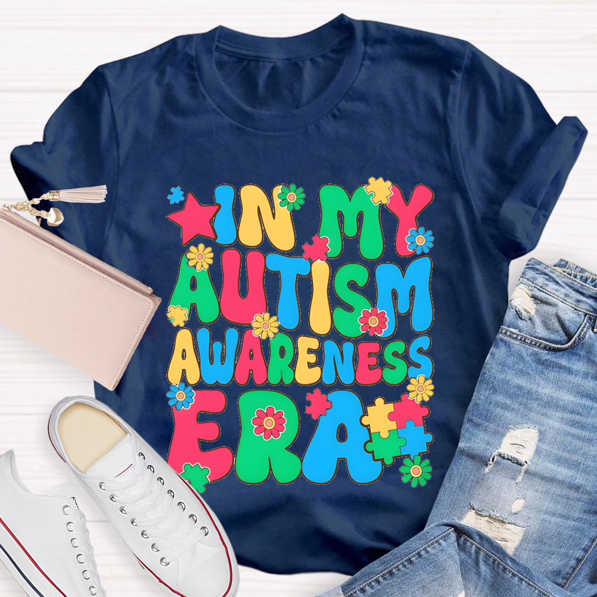 In My Autism Awareness Era Teacher T-Shirt