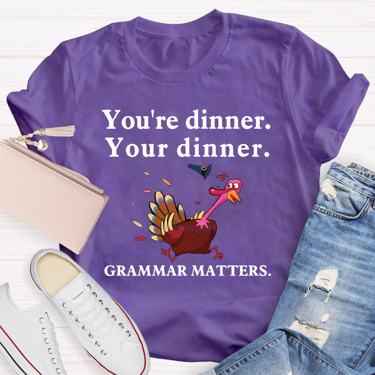 You're Dinner Your Dinner Grammar Matters T-Shirt