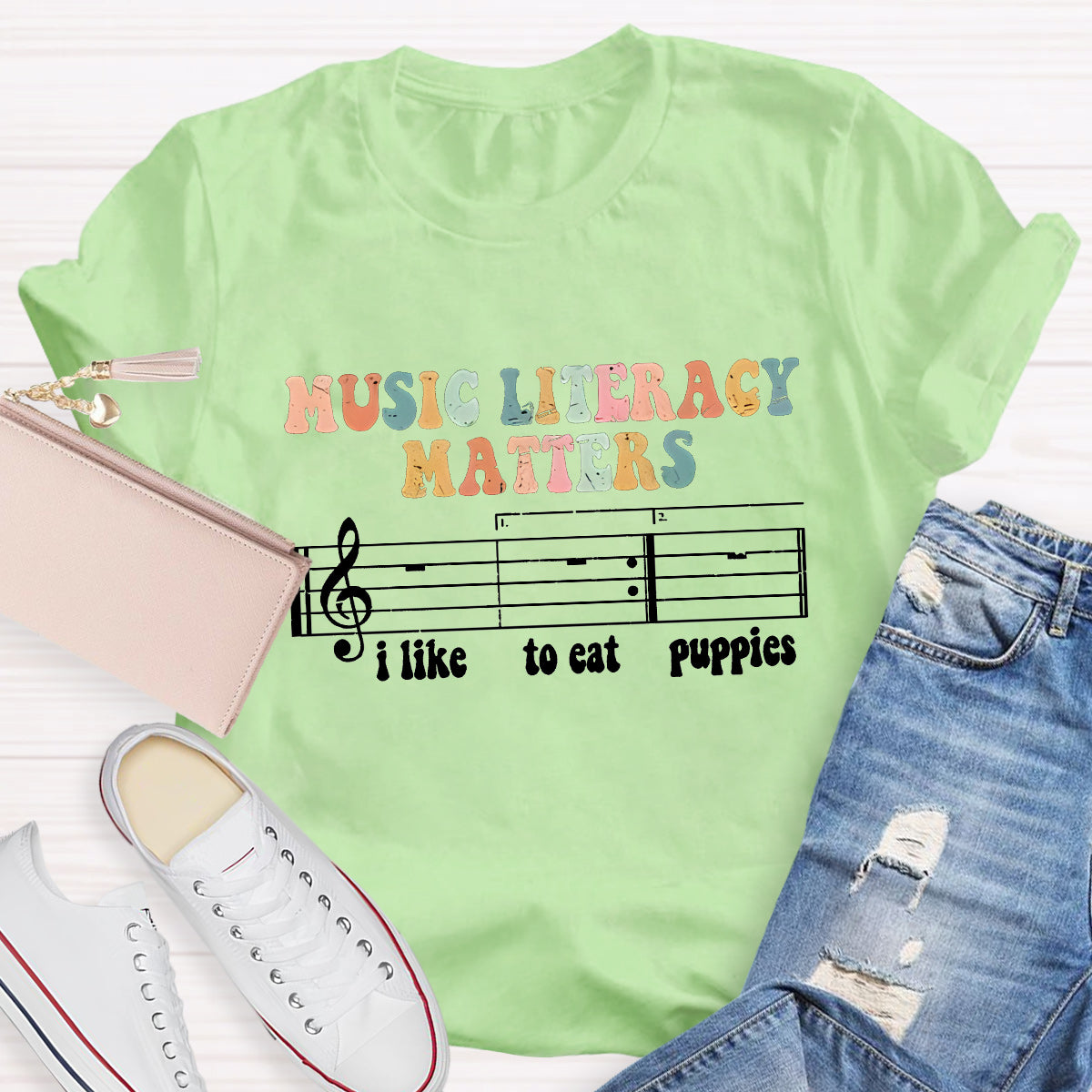 Music Literacy Matters Teacher T-Shirt