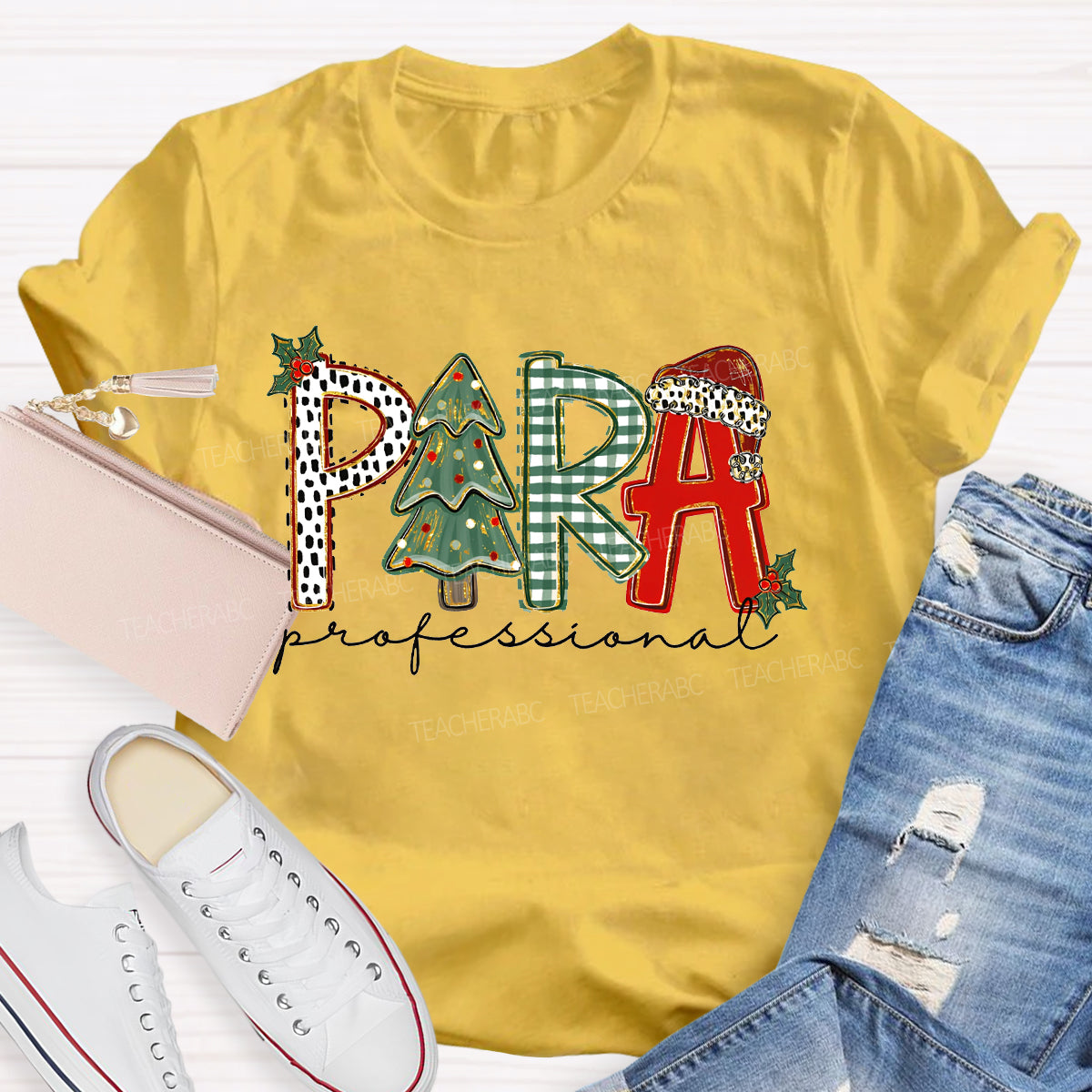 Para Professional Christmas Tree And Christmas Vibes T-shirt