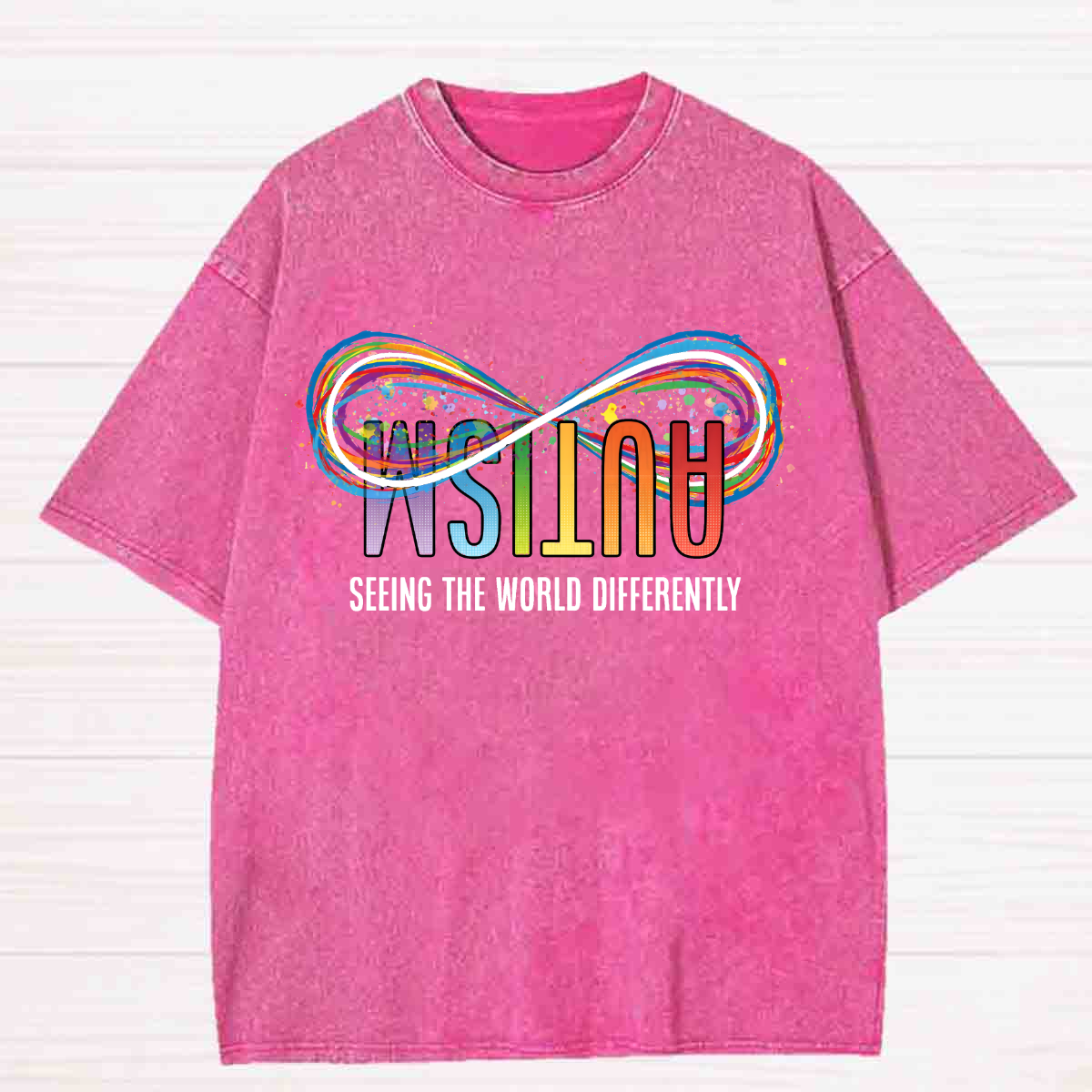 Seeing The World Differently Washed T-shirt