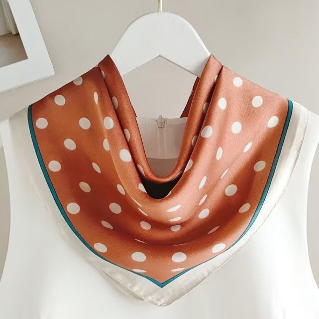 Small Square Scarf  Neck Protector  Teacher's Day Gift
