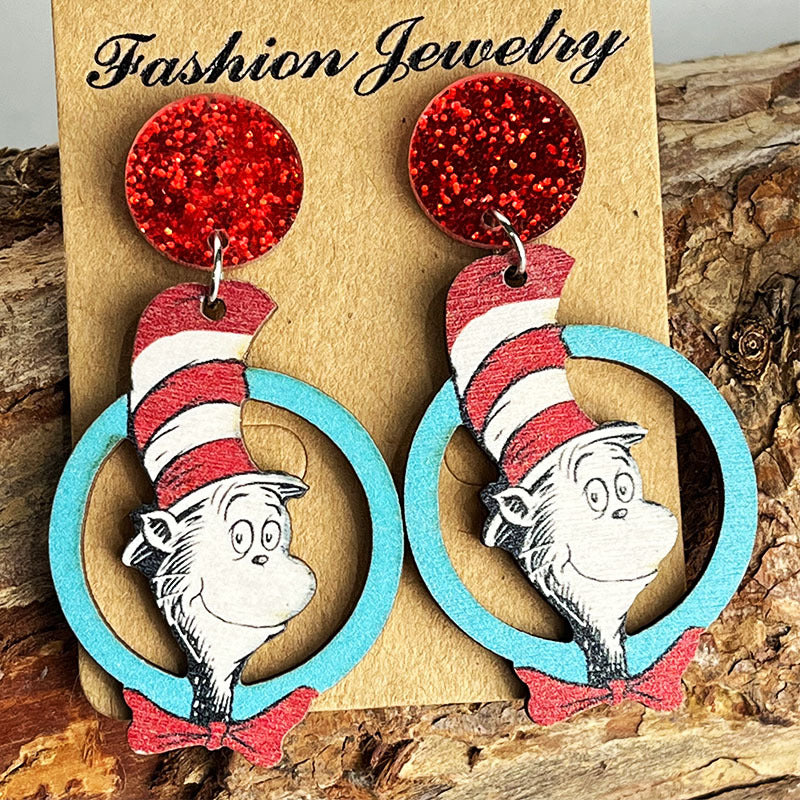 Teacher Reading Fun Earrings