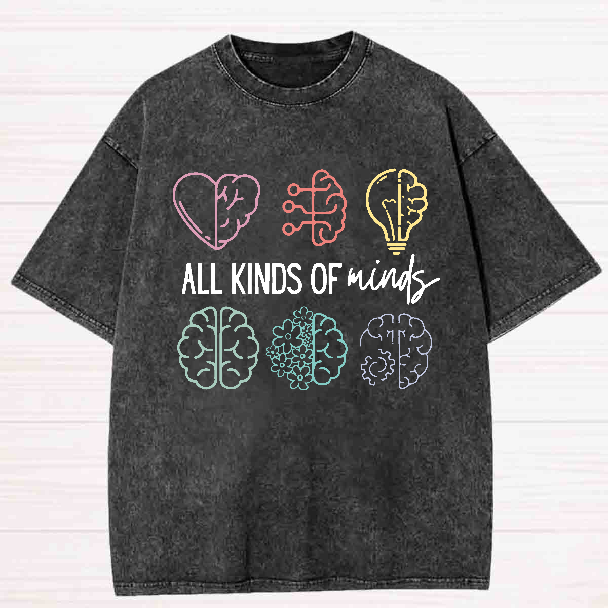 Minds Of All Kinds Brains Washed T-shirt